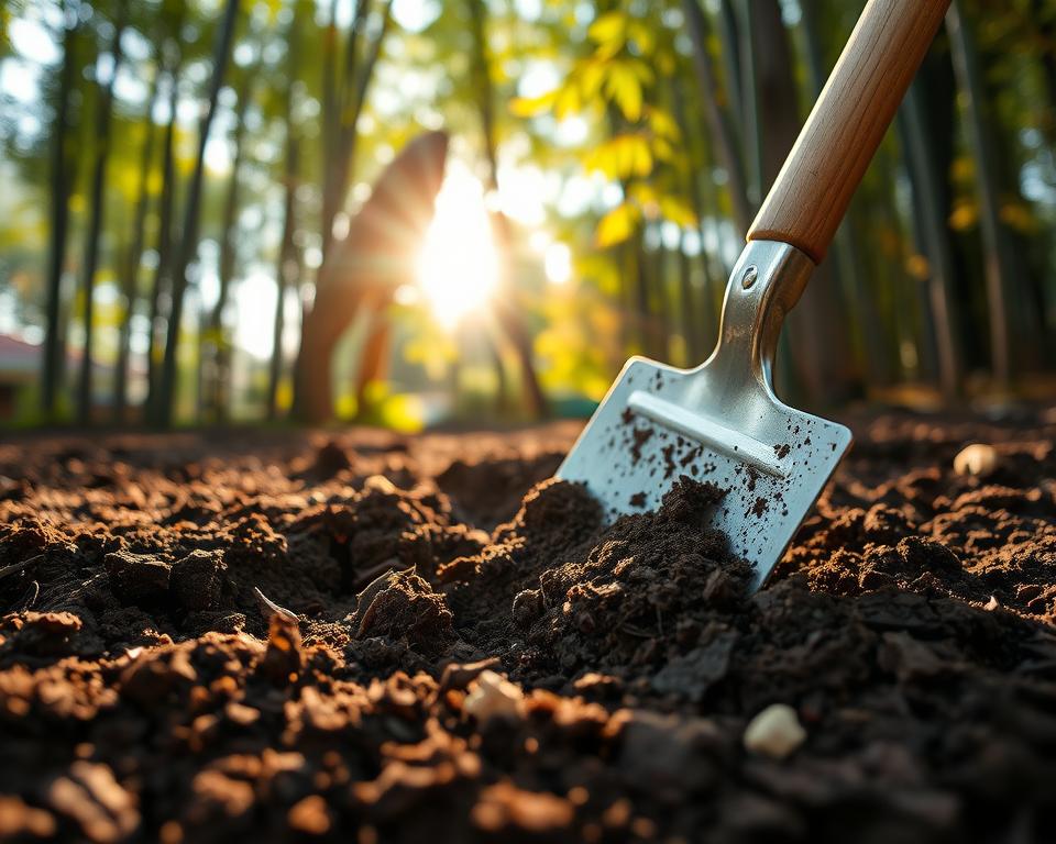 Bodenanalyse für asiatischen Garten