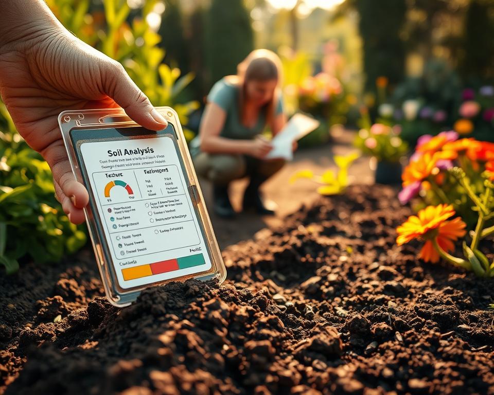 Bodenanalyse im Garten