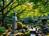 Buddha-Statuen Gartendeko