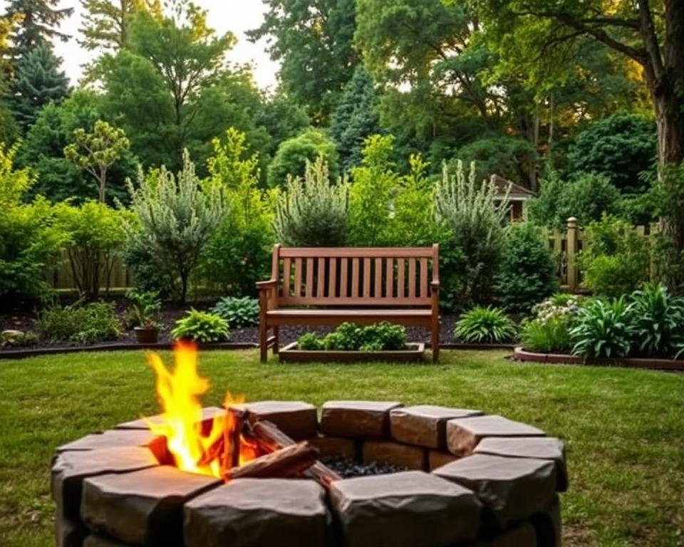 DIY Feuerstelle Anleitung Garten