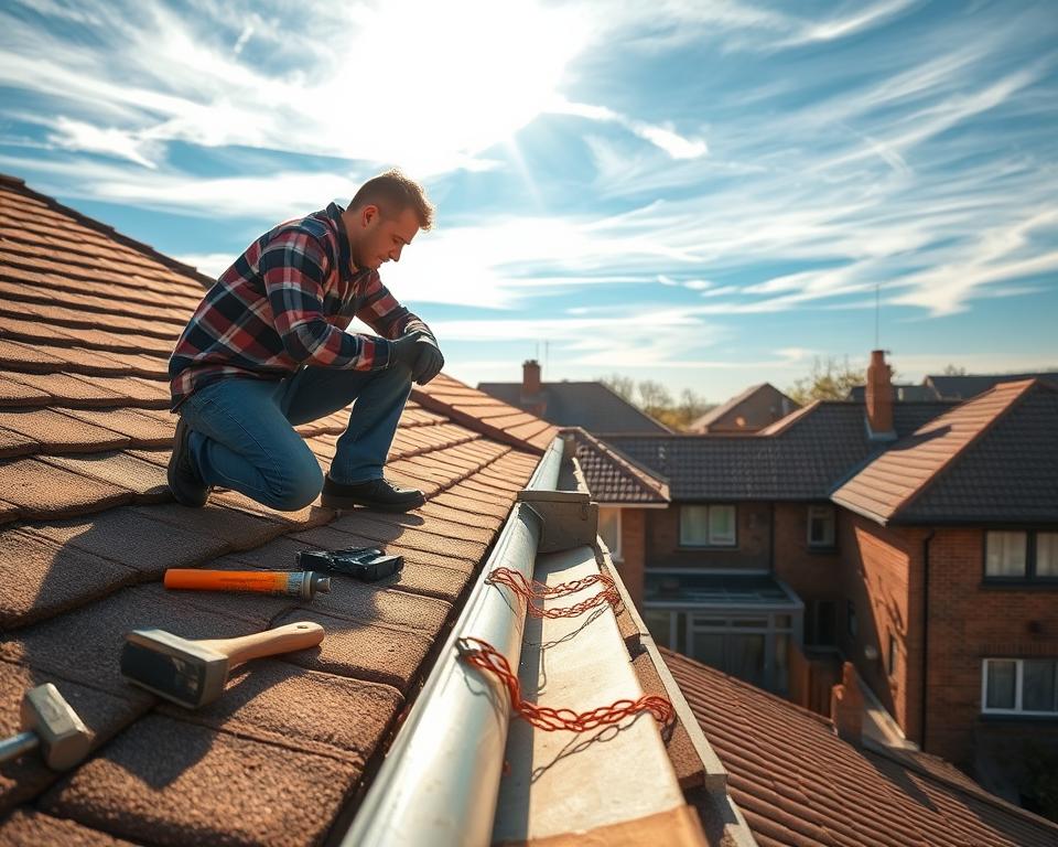 Dachrinne reparieren Anleitung