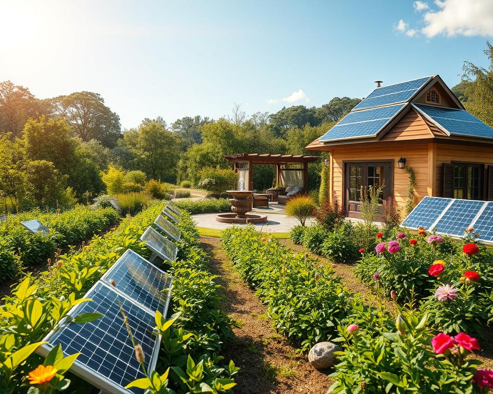 Energieeffizienter Solargarten