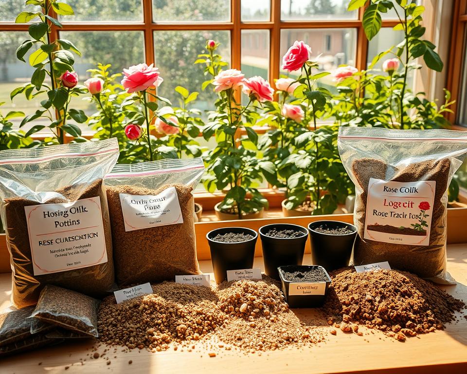 Erde für Rosenstecklinge Substrate