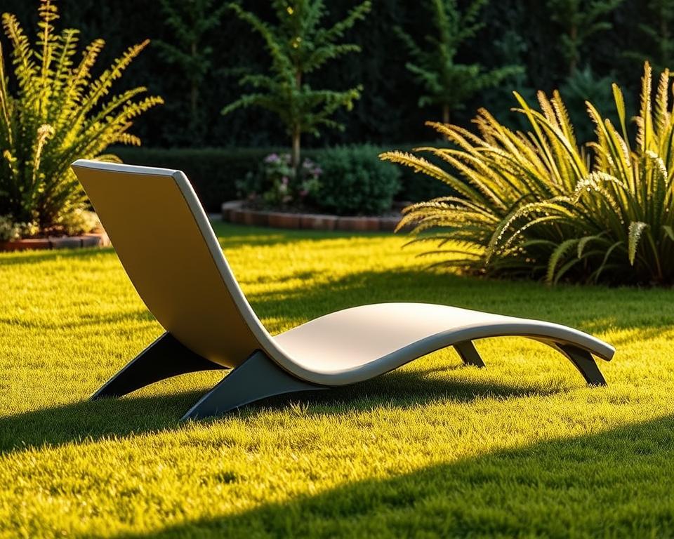 Ergonomische Gartenliege Design