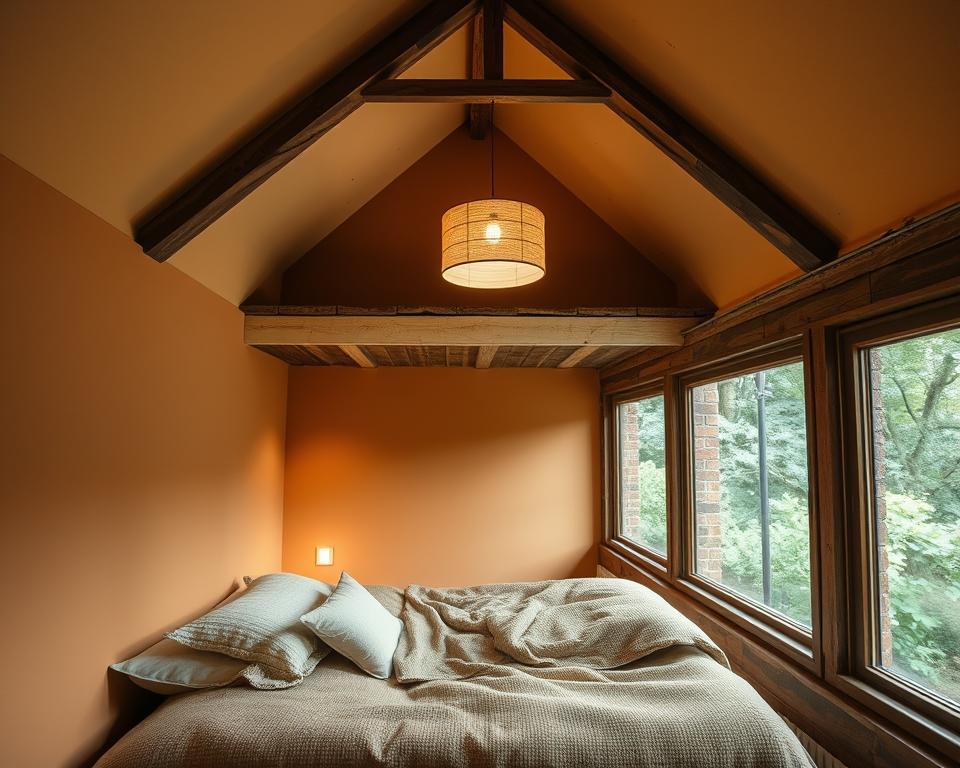 Farbkonzepte für Gartenhaus Schlafboden