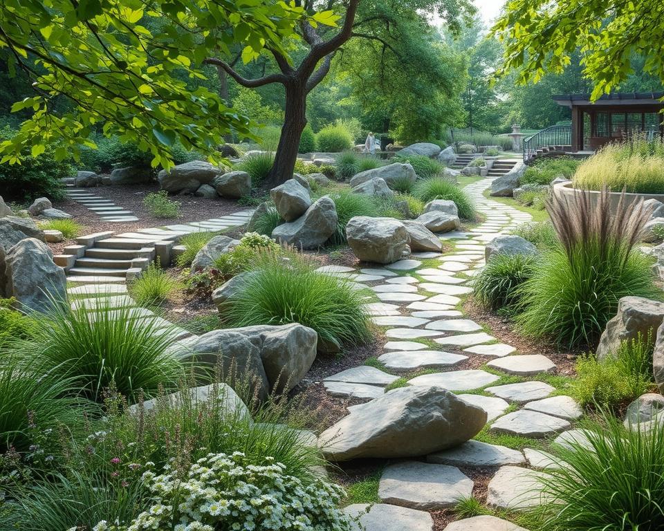 Feldsteine Gartengestaltung