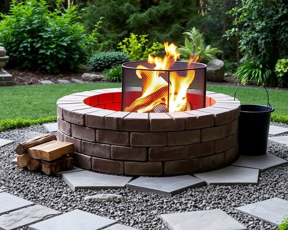 Feuerstelle Sicherheit im Garten