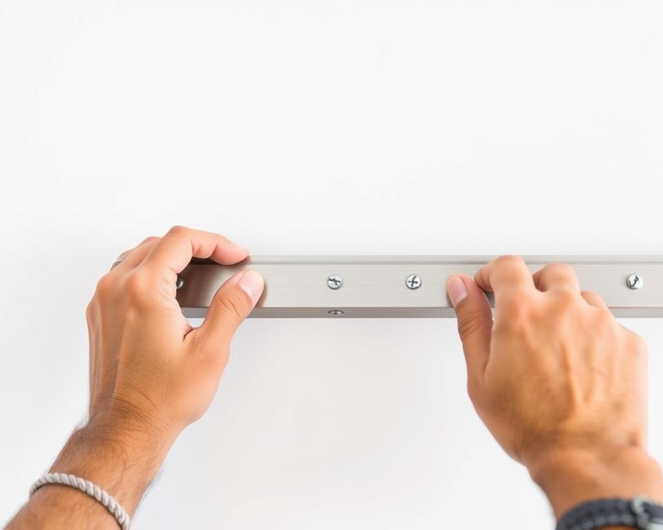 Führungsschiene installieren für Schiebetür