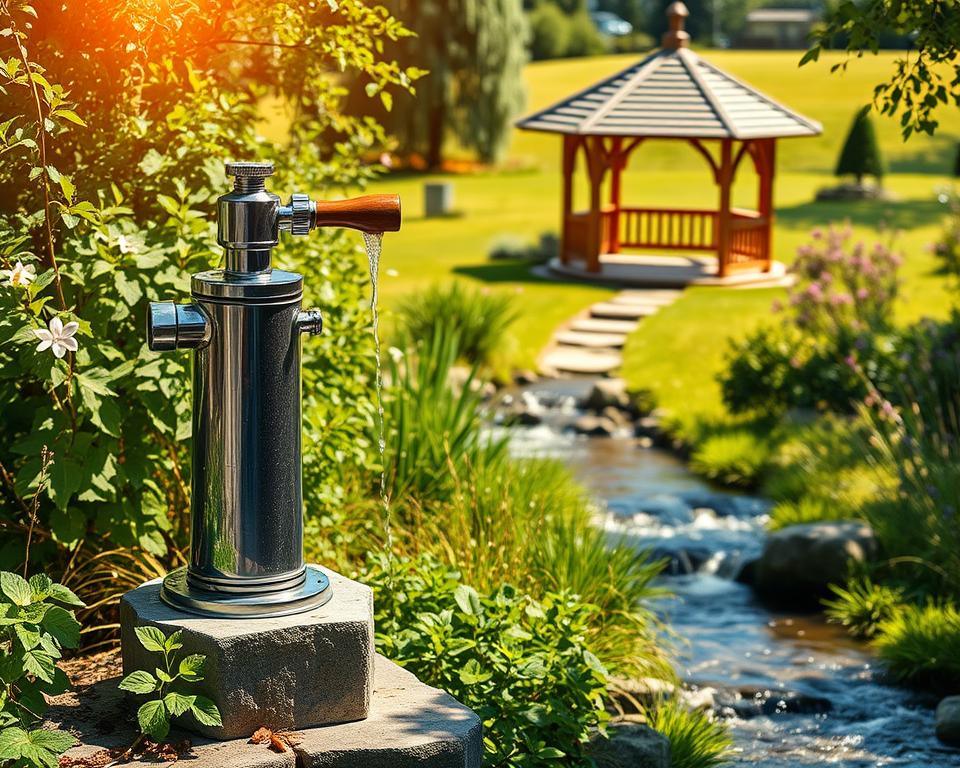 Garten Brunnenpumpe Installation