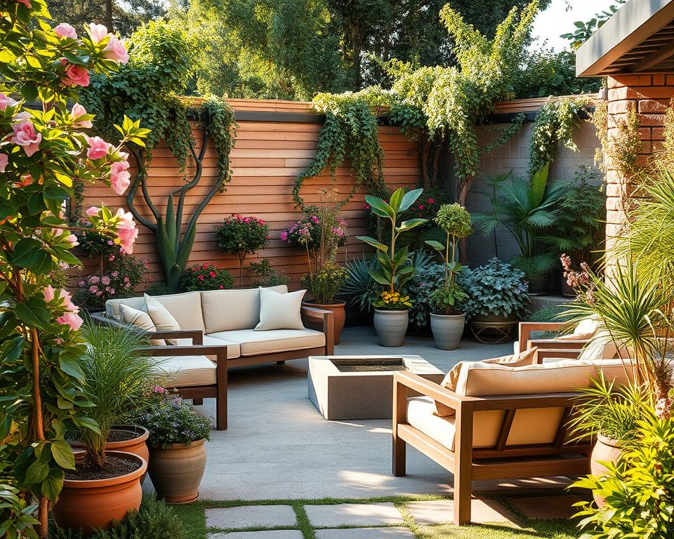 Garten-Lounge Gestaltung