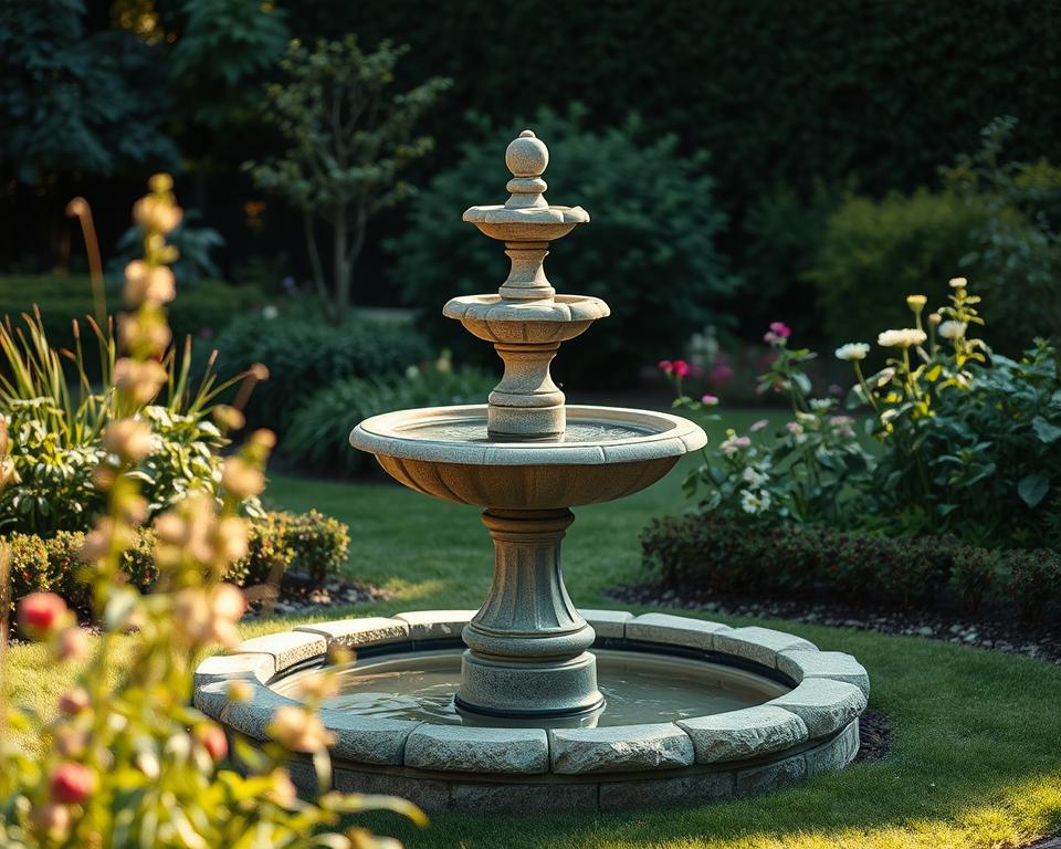 Gartenbrunnen Standortwahl