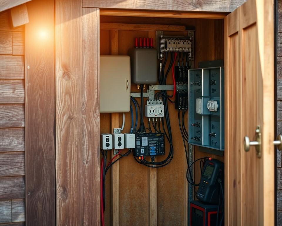 Gartenhaus Elektroinstallation Wartung