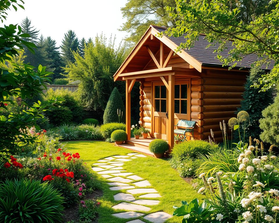 Gartenhaus Standortwahl und Integration