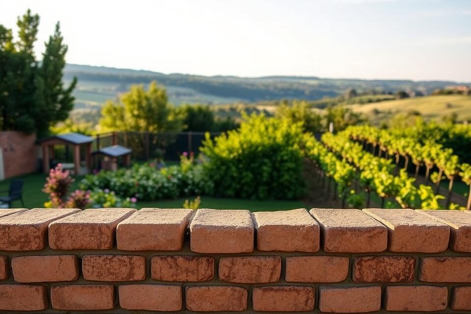 Gartenmauer bauen mit Mauersteinen und Mörtel
