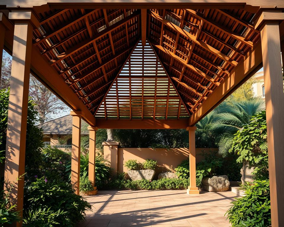 Gartenüberdachung Sonnenschutz