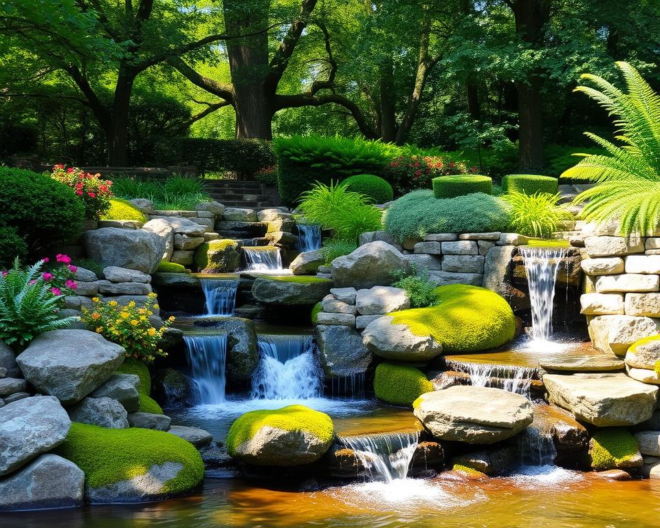 Gartenwasserfälle Design