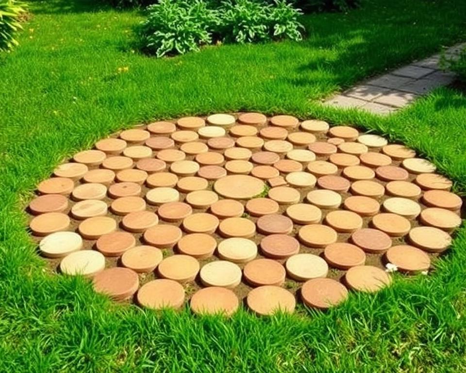 Gartenweg Planung Pflastersteine