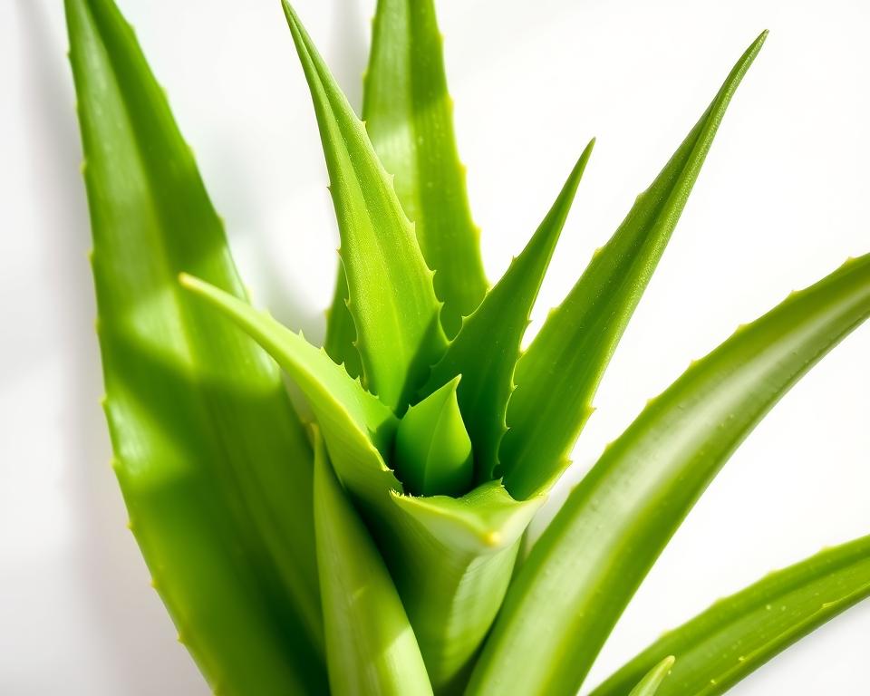Gesunde Aloe Vera Blätter auswählen