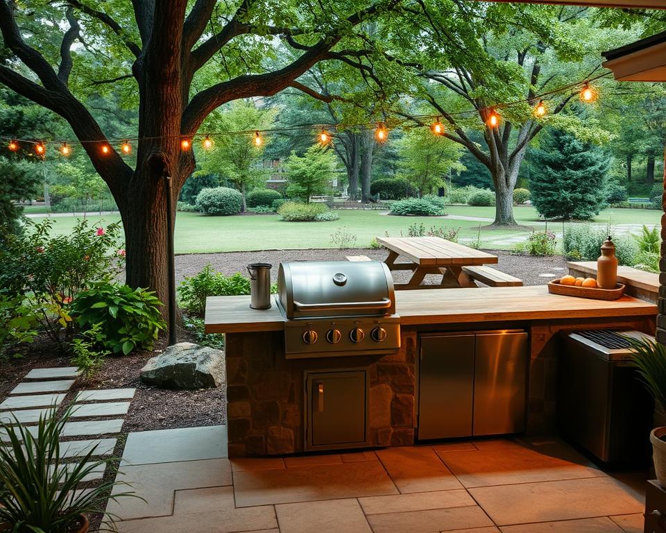 Grillbereich gestalten mit Outdoor-Küche