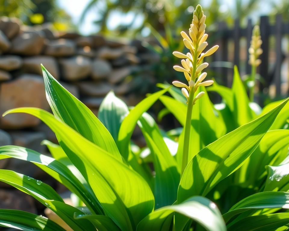 Grünlilie Bewässerung