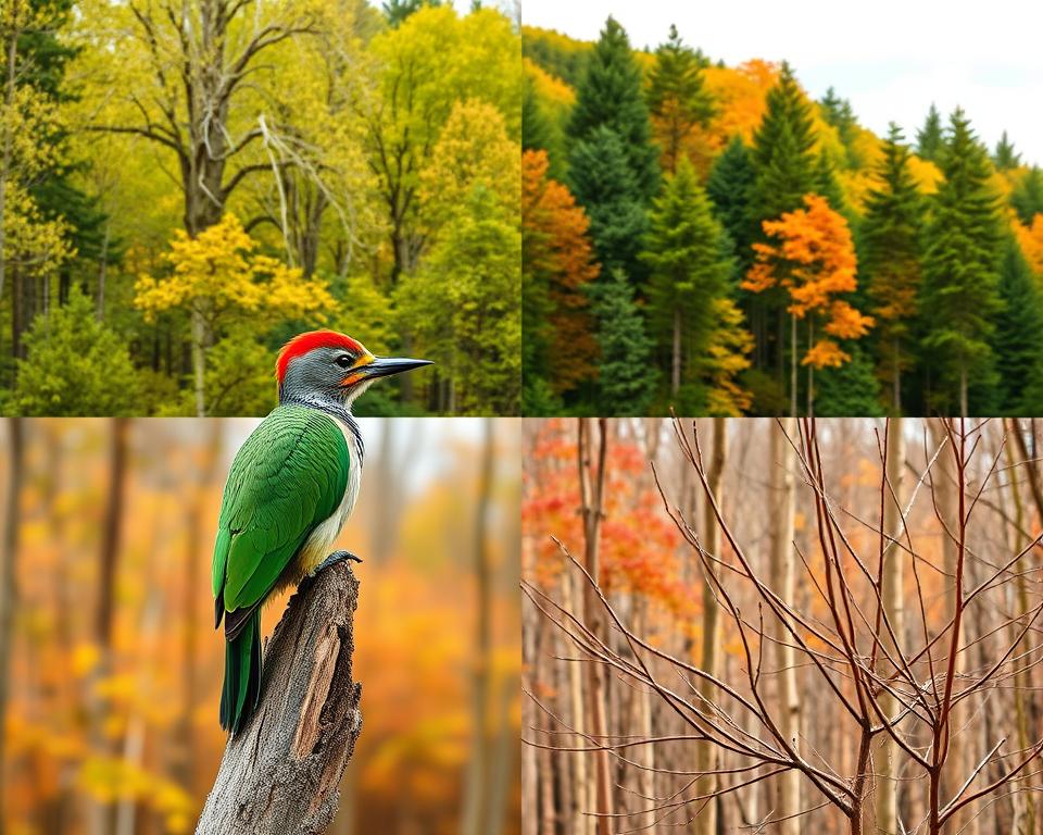 Grünspecht Jahreszeiten Verhalten