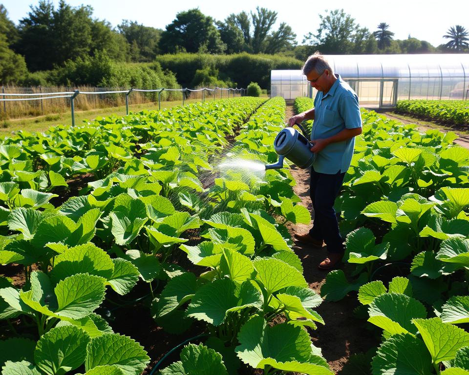 Gurken Bewässerungsmethoden