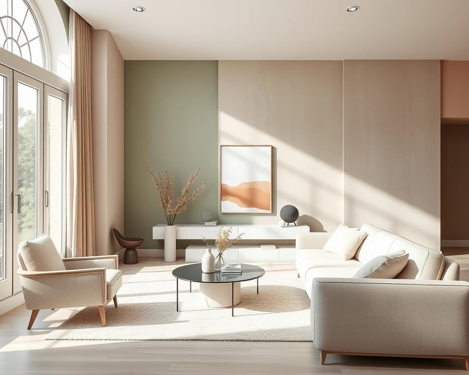 Harmonische Farbkombinationen für Wände