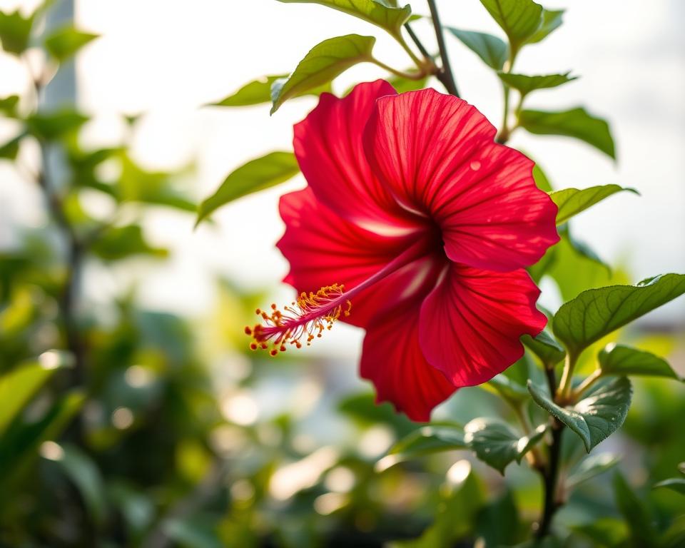 Hibiskus Bewässerung und Feuchtigkeit