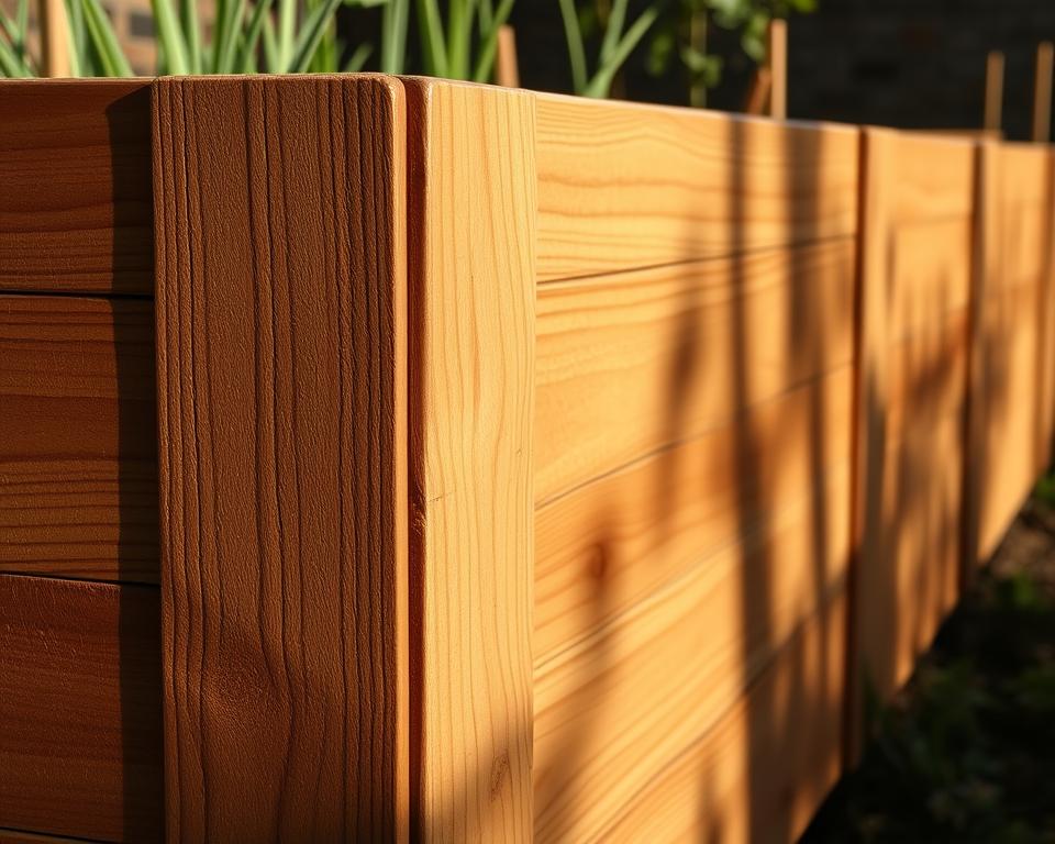 Hochbeet Seitenwände Konstruktion