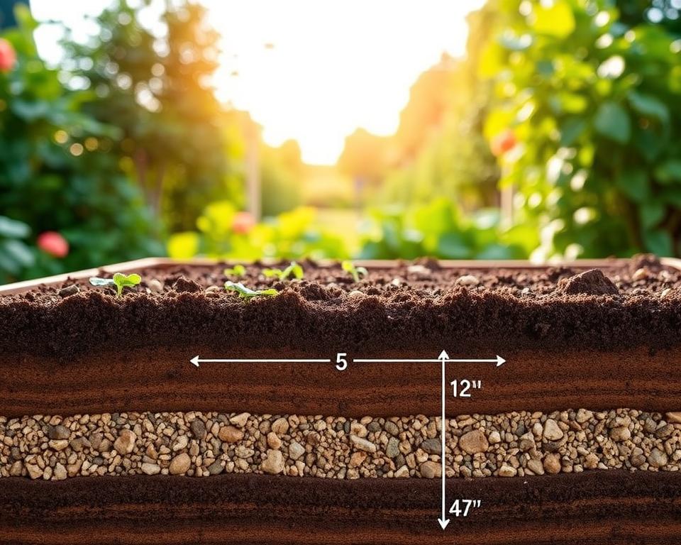 Hochbeet Substrat Schichten