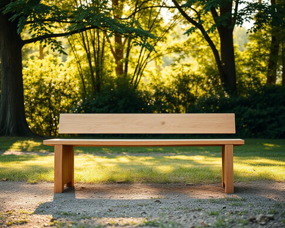 Holzbank Planung und Design