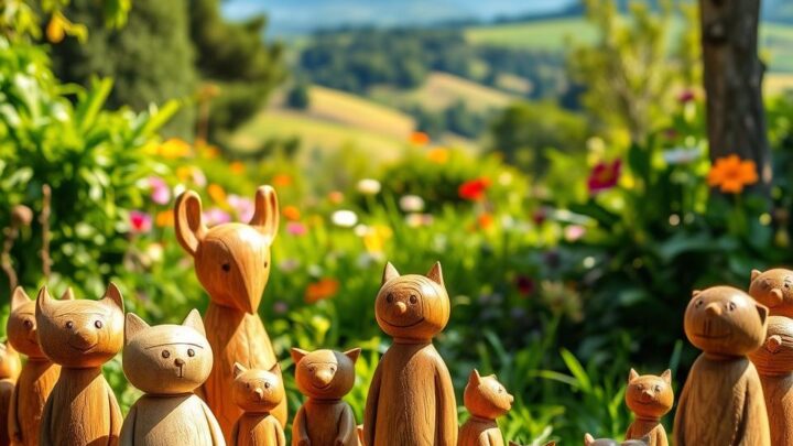 Holzfiguren für den Garten schnitzen: DIY-Anleitung