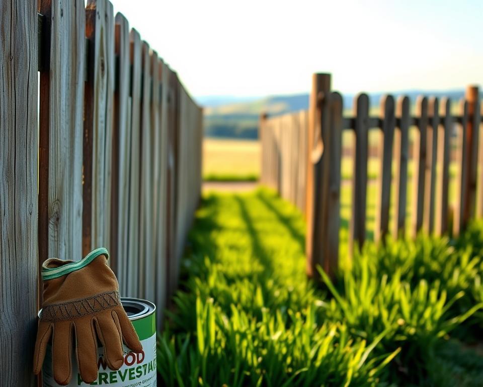 Holzsichtschutz Wartung Gartenzaun