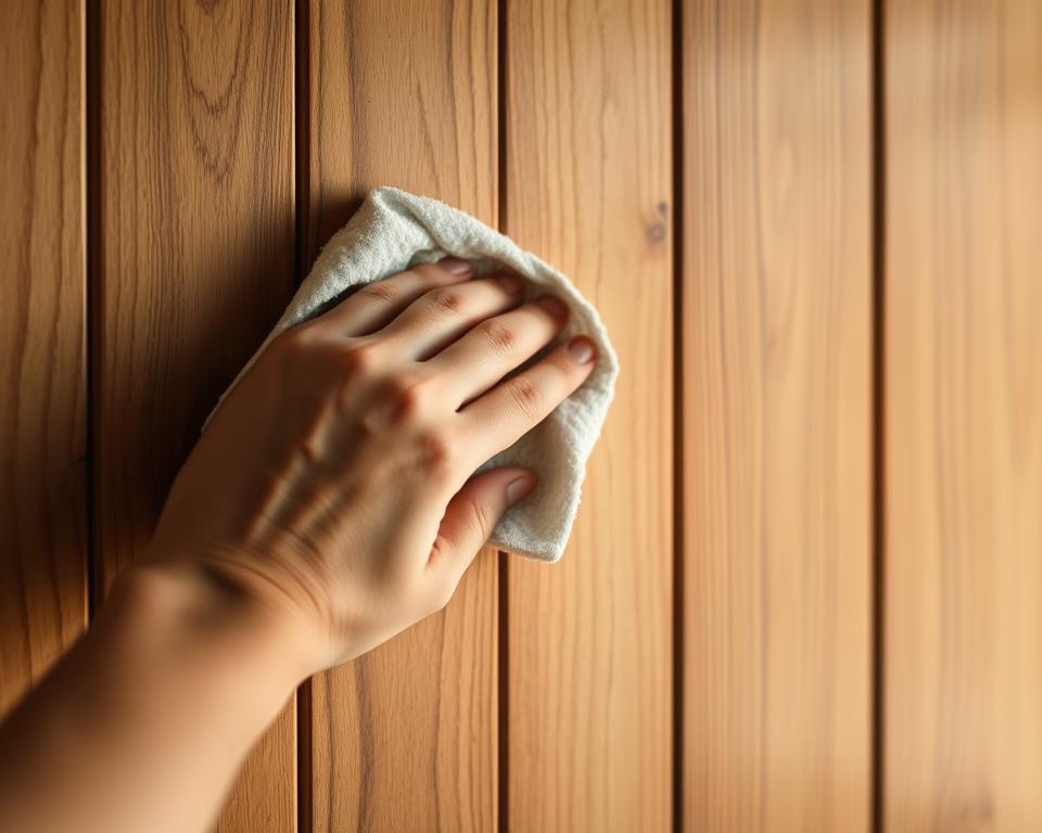 Holzvertäfelung Pflege und Wartung