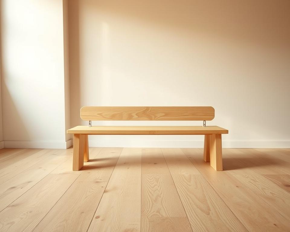 Holzzuschnitt für Holzbank