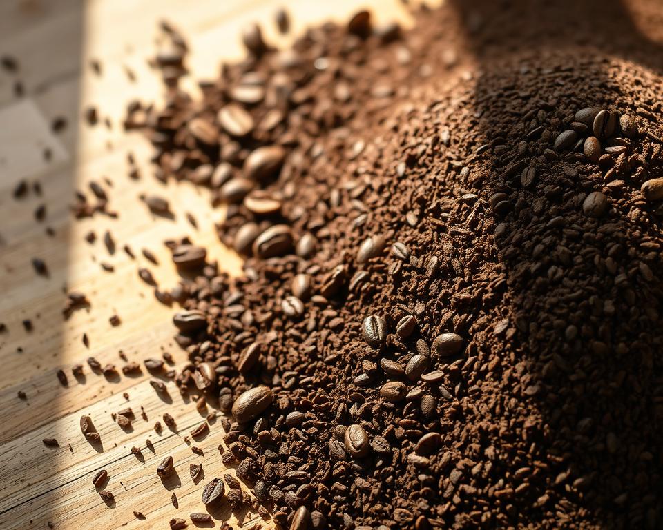 Kaffeesatz trocknen für Pflanzendünger