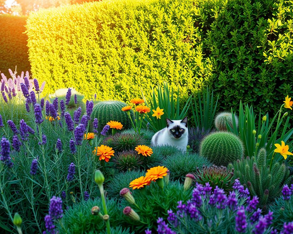 Katzen abweisende Pflanzen im Garten