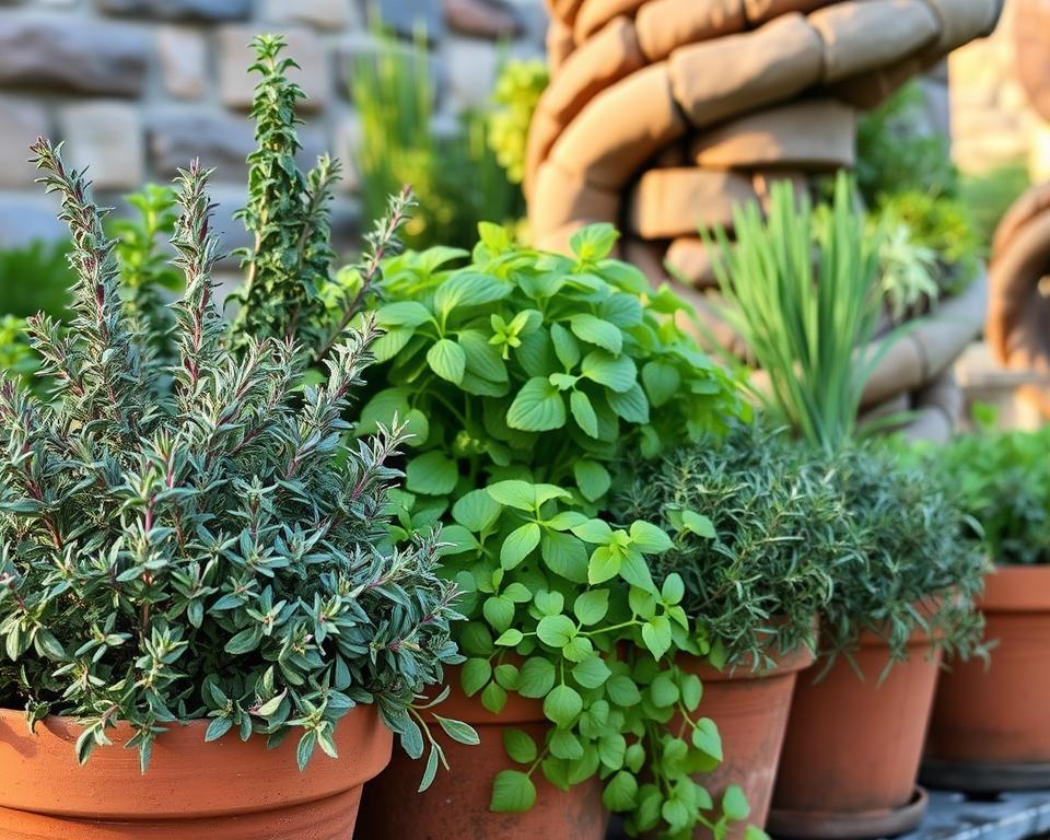 Kräuter für Kräuterschnecke Kräuter für Kräuterschnecke