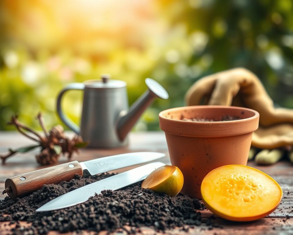 Mango Einpflanzen Zubehör