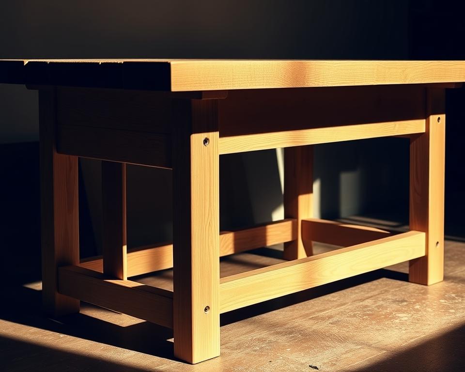 Materialauswahl Frästisch Konstruktion