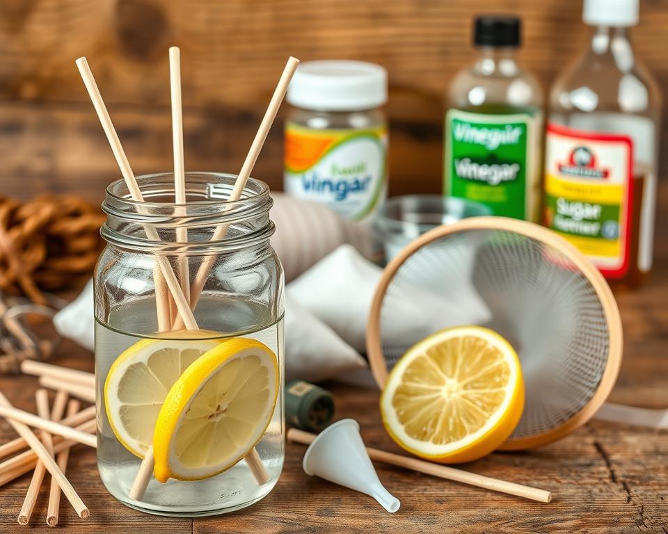 Materialien für selbstgemachte Mückenfallen