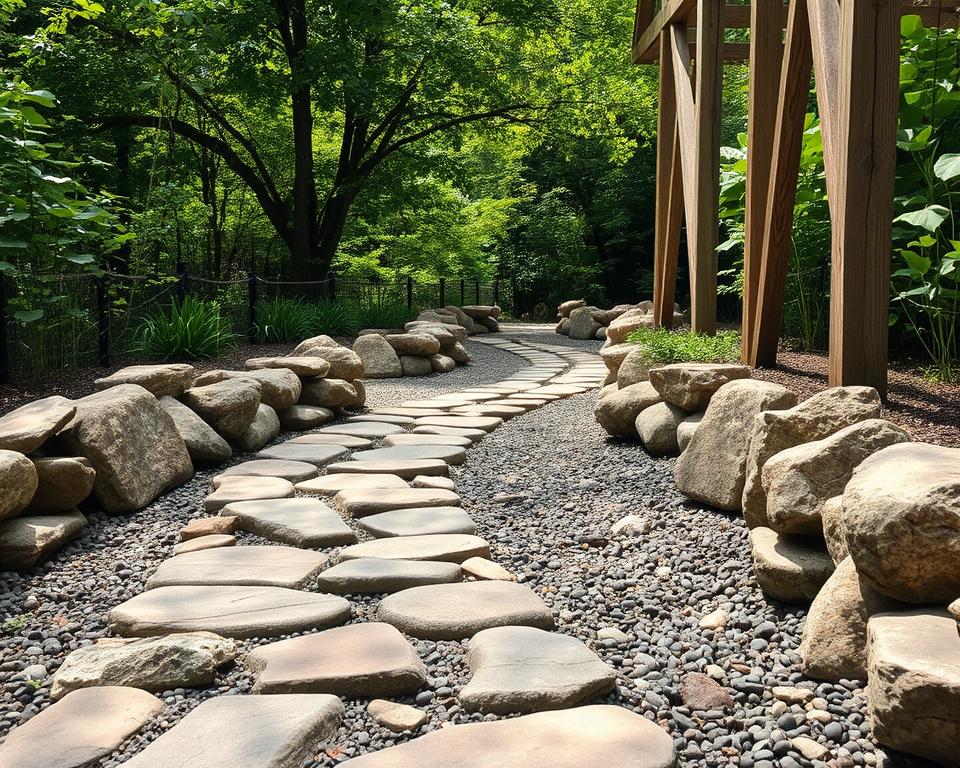 Materialkombi für Gartenwege