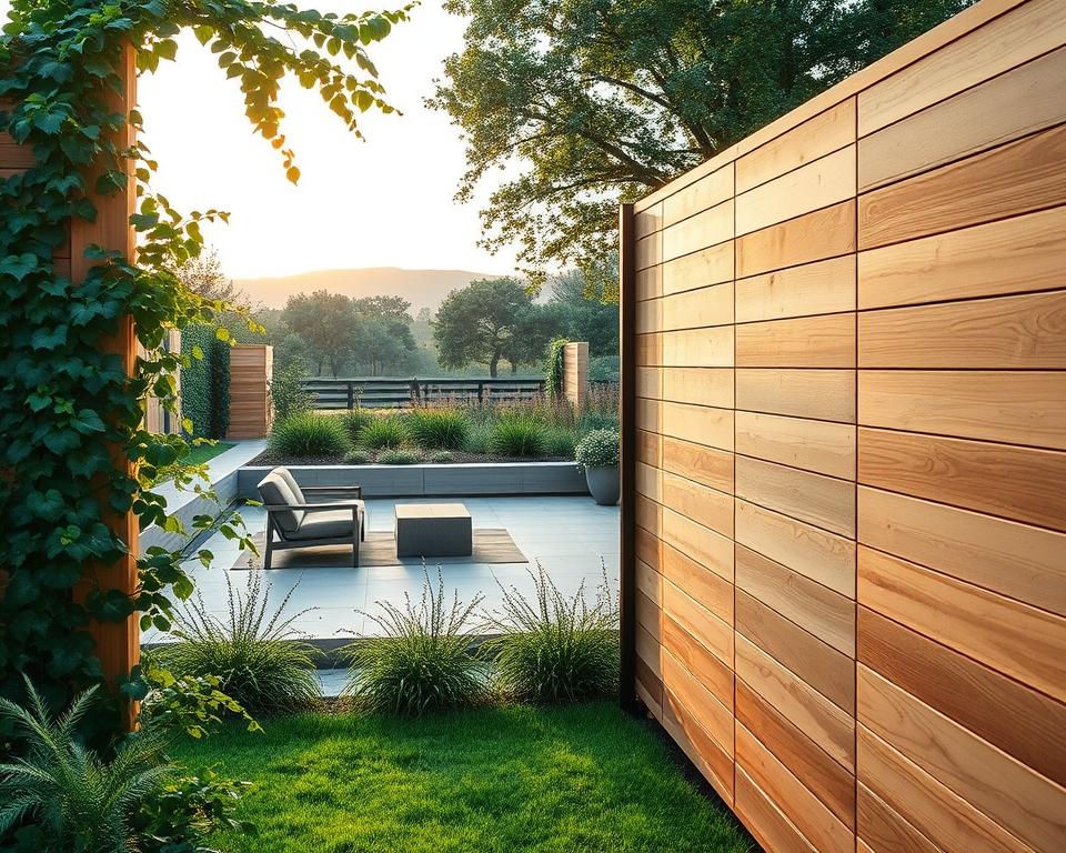 Moderne Gartengestaltung Sichtschutz Design