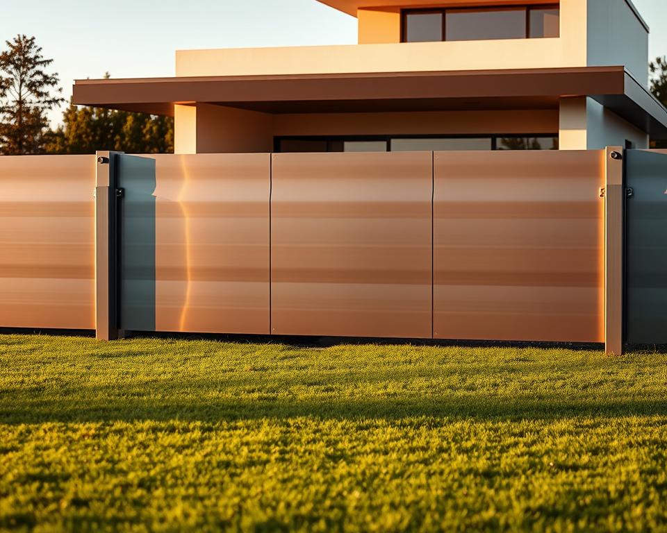 Moderne Metallzaun Designs