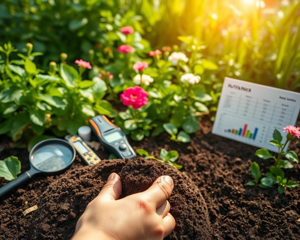 Nährstoffanalyse im Garten