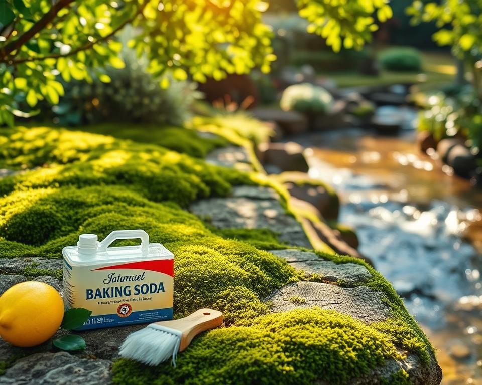 Natürliche Moosentfernung Hausmittel