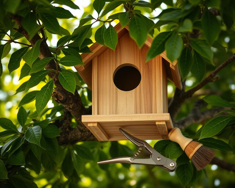 Nistkasten Reinigung und Wartung