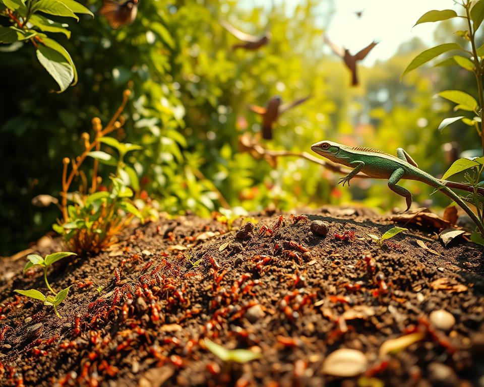 Nützlinge im Garten gegen Erdwanzen