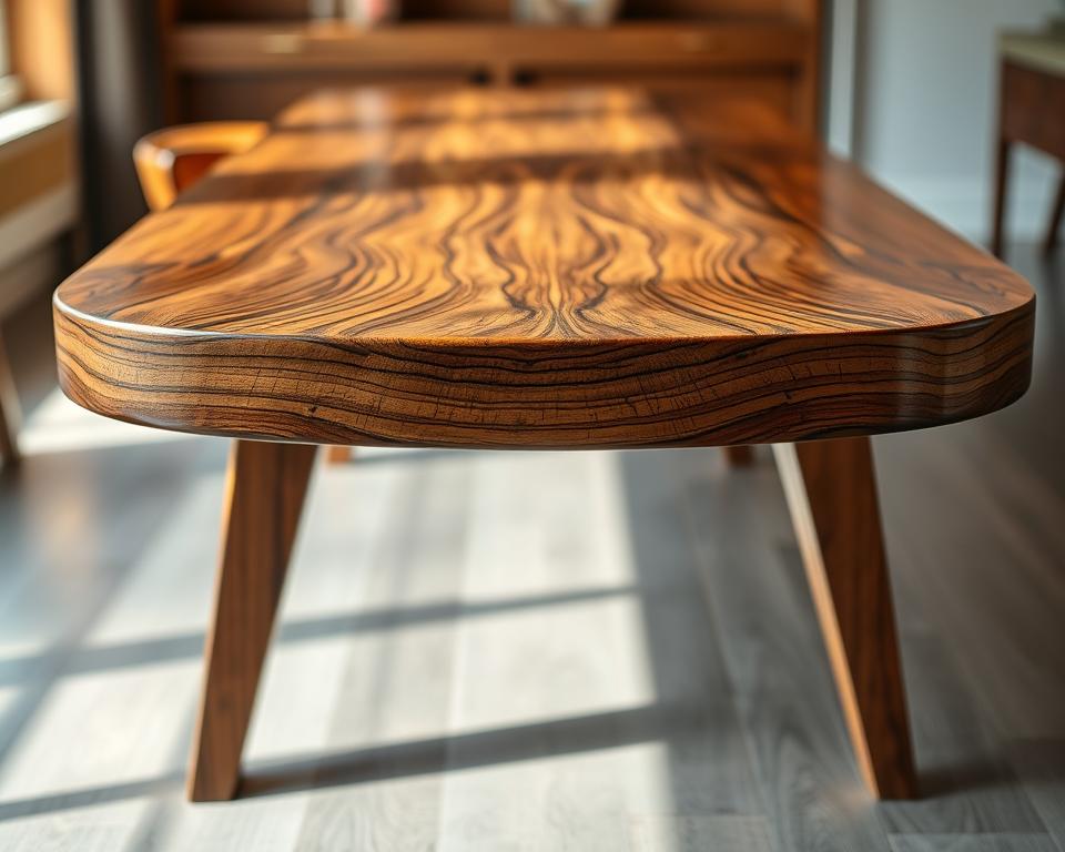 Nussbaumholz Tisch Premium-Qualität