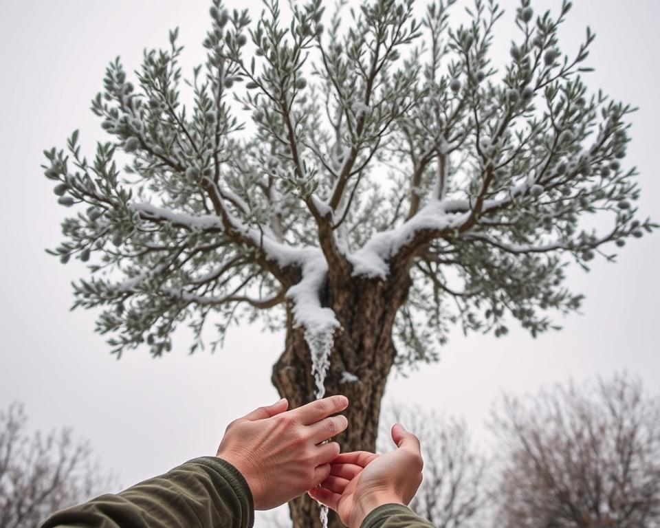 Olivenbaum Winterbewässerung